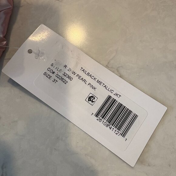 NEW with Tags Girls Rothschild 3T Tailback Metallic Pink Puffer Coat - Picture 7 of 8